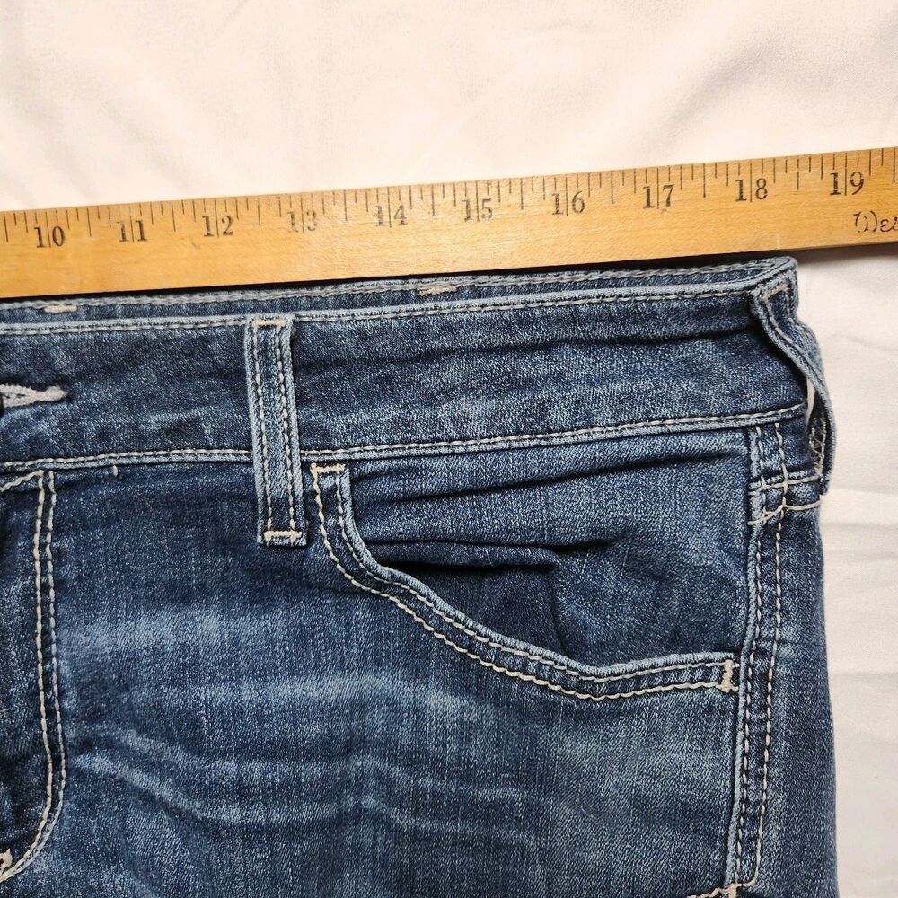 Ariat Womens 33R Natalia Wide Leg Denim Trouser Frayed Hem Jeans - Picture 10 of 13